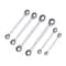 Extra Long Ratcheting Wrench Set Metric Double Box End Spanners 6