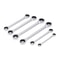 Extra Long Ratcheting Wrench Set Metric Double Box End Spanners 8