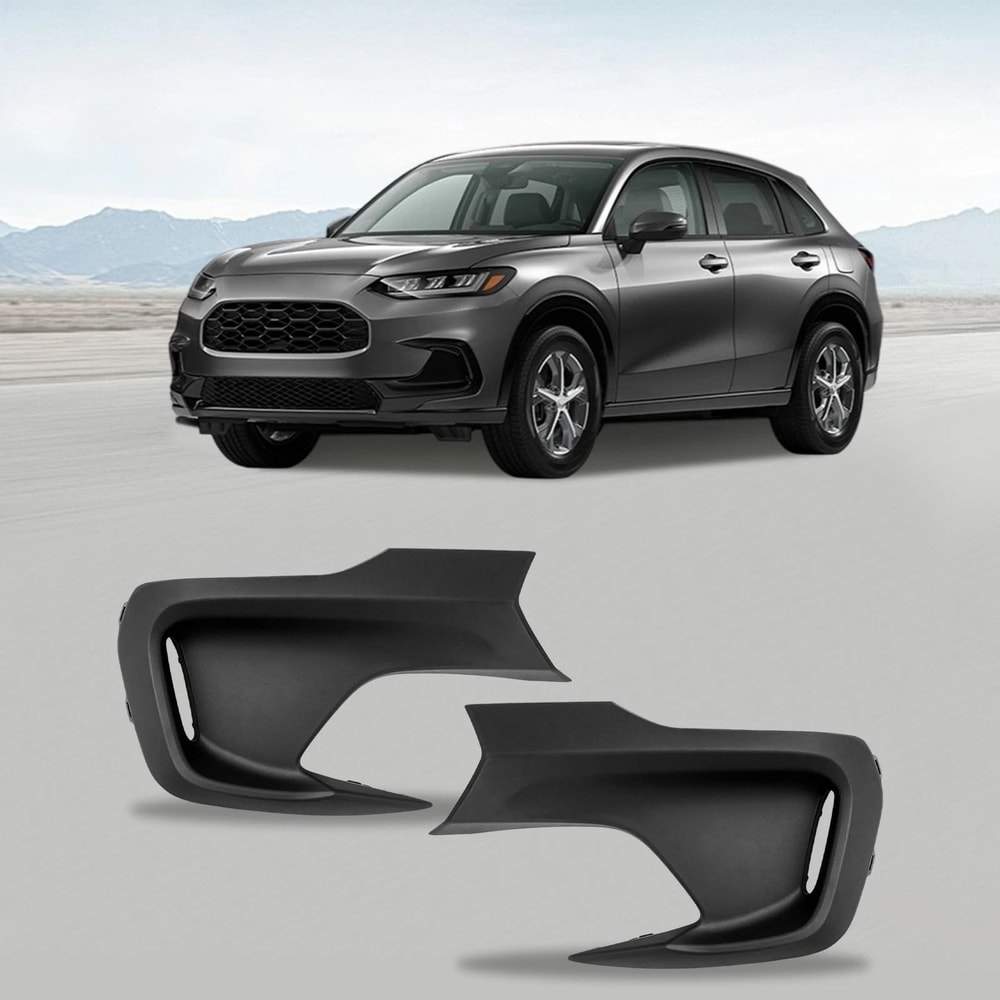 Honda HR V Fog Light Cover Set Left Right Plastic Front Bumper Bezels 0