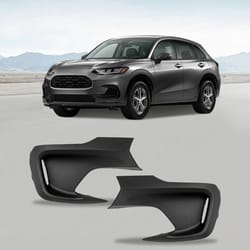 honda hr v fog light cover set left right plastic front bumper bezels
