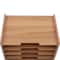 7 Tier Desk File Organizer Wooden A4 Letter Tray For Office Document Storage 1