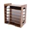 7 Tier Desk File Organizer Wooden A4 Letter Tray For Office Document Storage 5