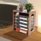 7 Tier Desk File Organizer Wooden A4 Letter Tray For Office Document Storage 9