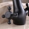 Black Waterfall Vessel Sink Faucet Oil Rubbed Brass Mixer Tap 3