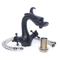 Black Waterfall Vessel Sink Faucet Oil Rubbed Brass Mixer Tap 9