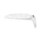 White ABS Folding Shower Seat Wall Mounted Foldable Shower Bench 2
