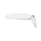 White ABS Folding Shower Seat Wall Mounted Foldable Shower Bench 2