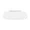 White ABS Folding Shower Seat Wall Mounted Foldable Shower Bench 3