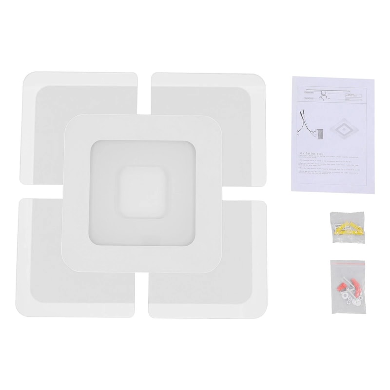 Modern Square LED Ceiling Light Flush Mount Fixture 1