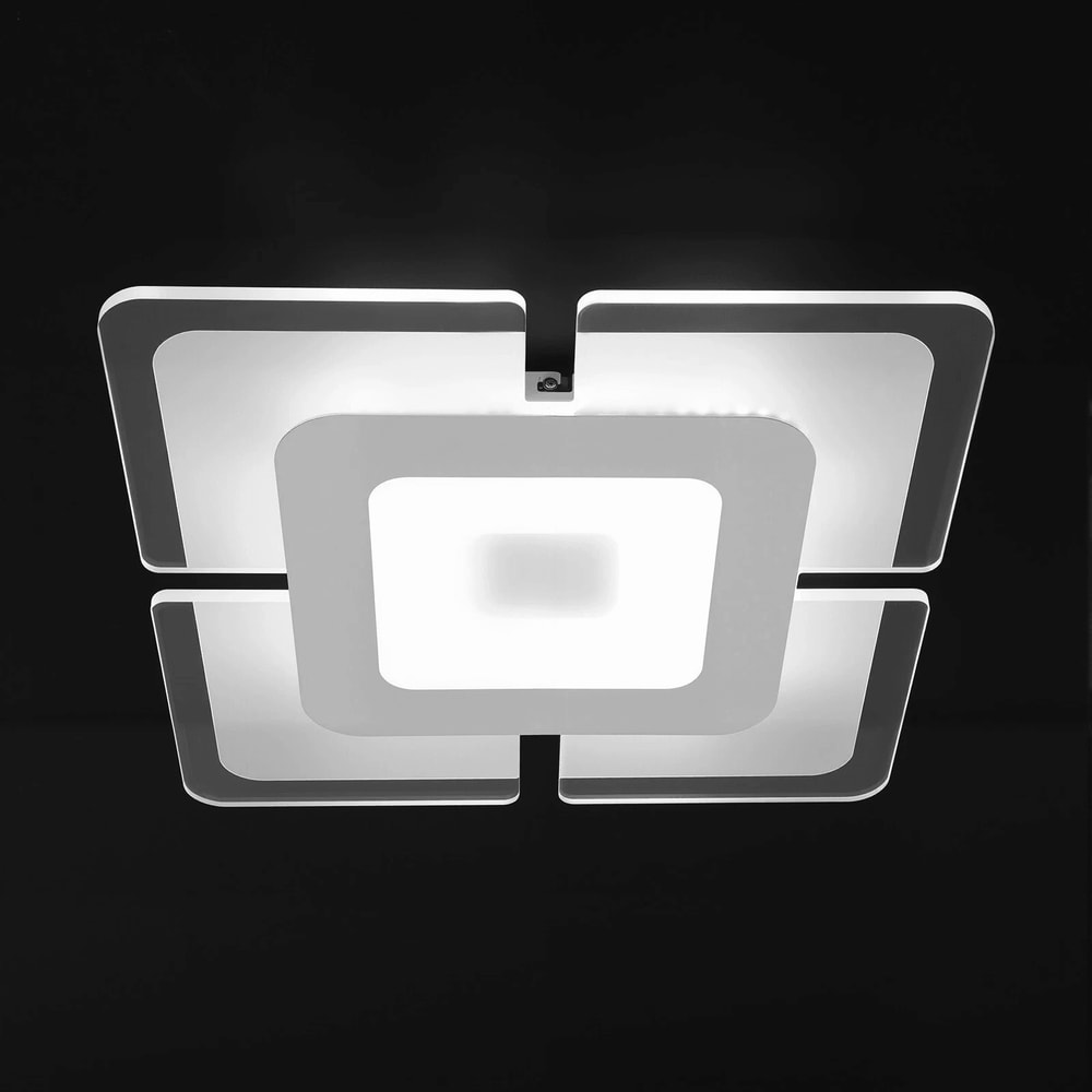 Modern Square LED Ceiling Light Flush Mount Fixture 4