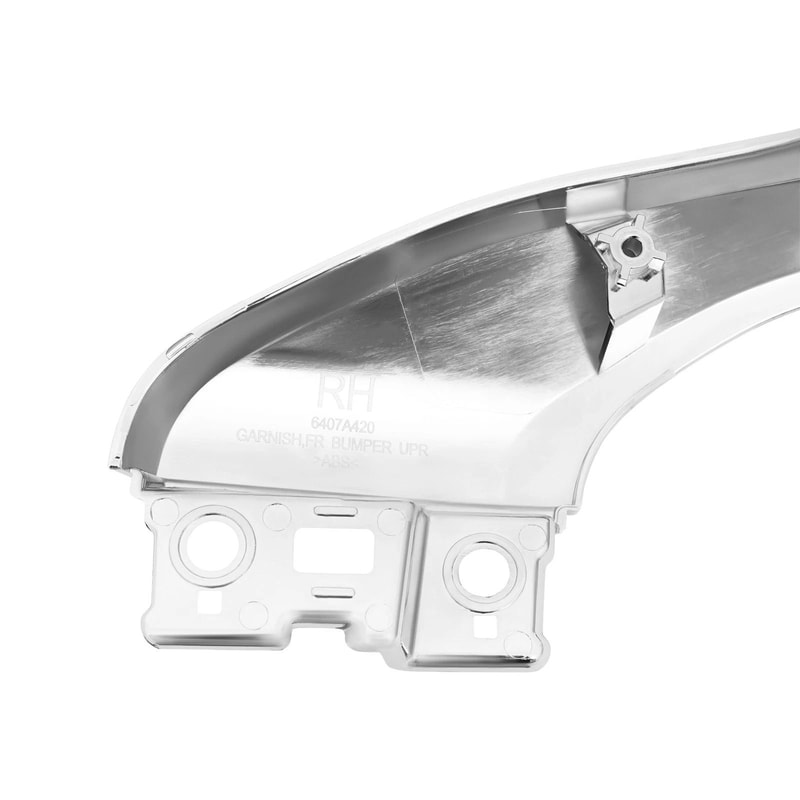 Right Front Bumper Molding Trim For Mitsubishi Outlander Sport Chrome 2
