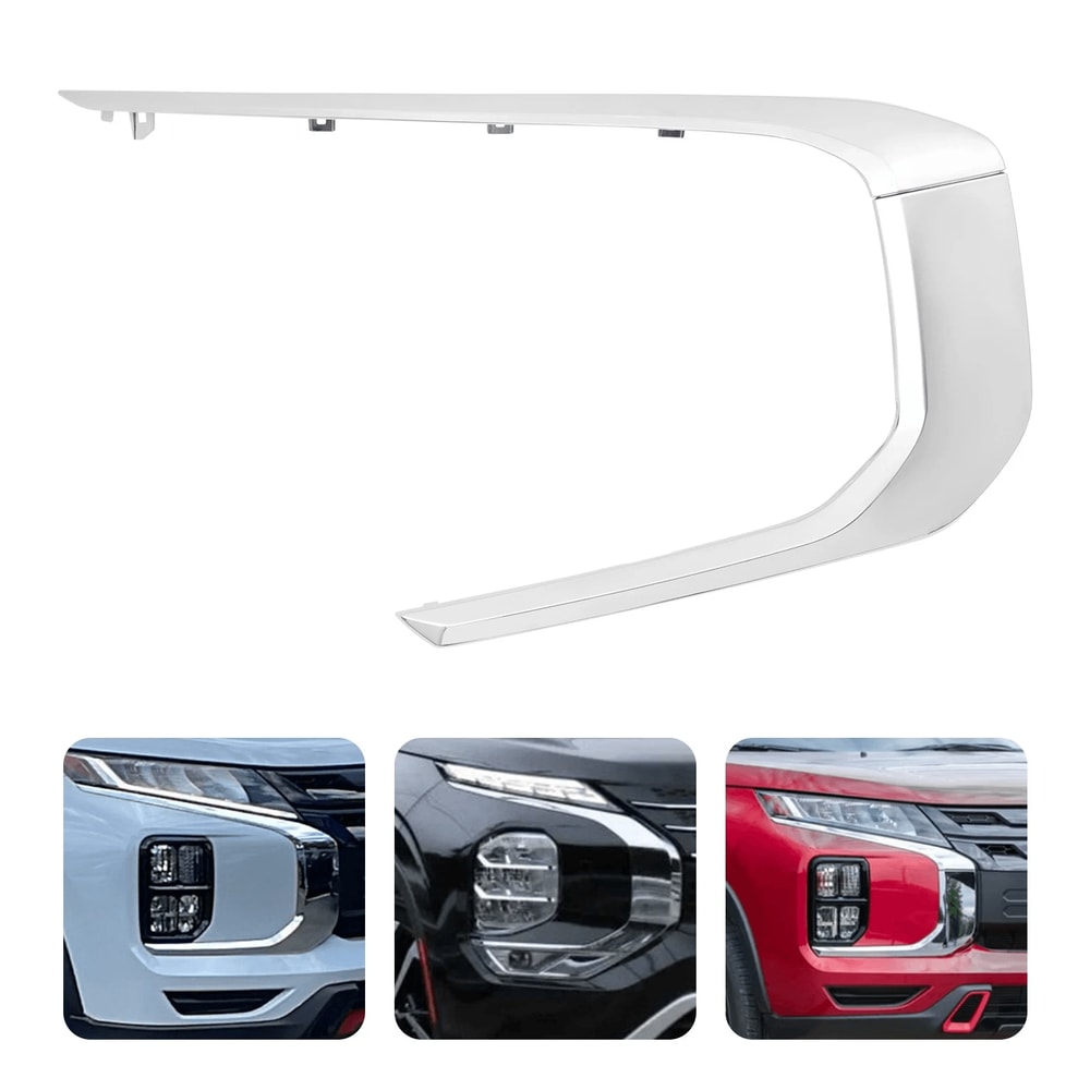 Right Front Bumper Molding Trim For Mitsubishi Outlander Sport Chrome 19