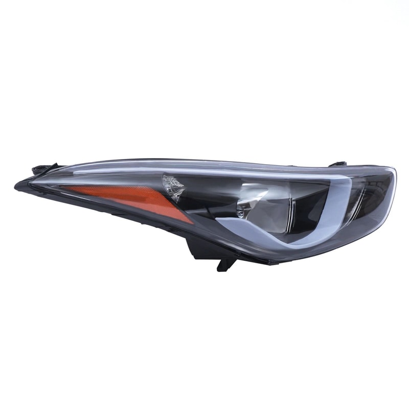 Hyundai Elantra Passenger Side Halogen Headlight Assembly 7