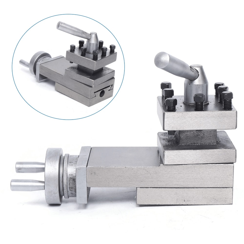 Metal Lathe Cross Slide With Tool Holder Compound Lathe Parts 8