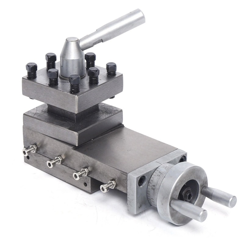 Metal Lathe Cross Slide With Tool Holder Compound Lathe Parts 7