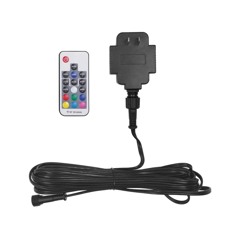LED Pool Waterfall Spillway With Remote Color Changing Fountain 2