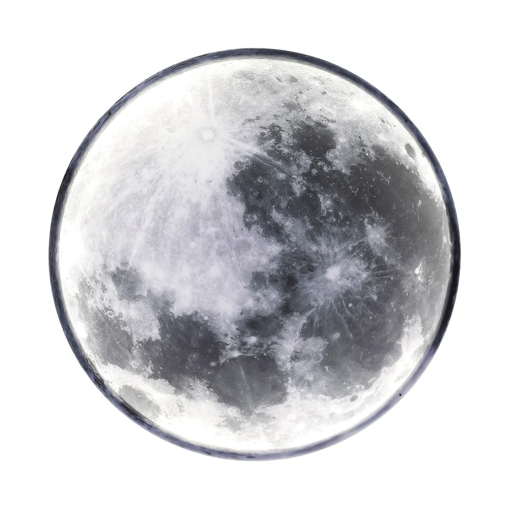 Dimmable LED Moon Wall Lamp Modern Wall Sconce For Bedroom And Living Room 5