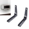 Foldable Stainless Steel Microwave Wall Mount Rack For Space Saving Kitchen Storage 6