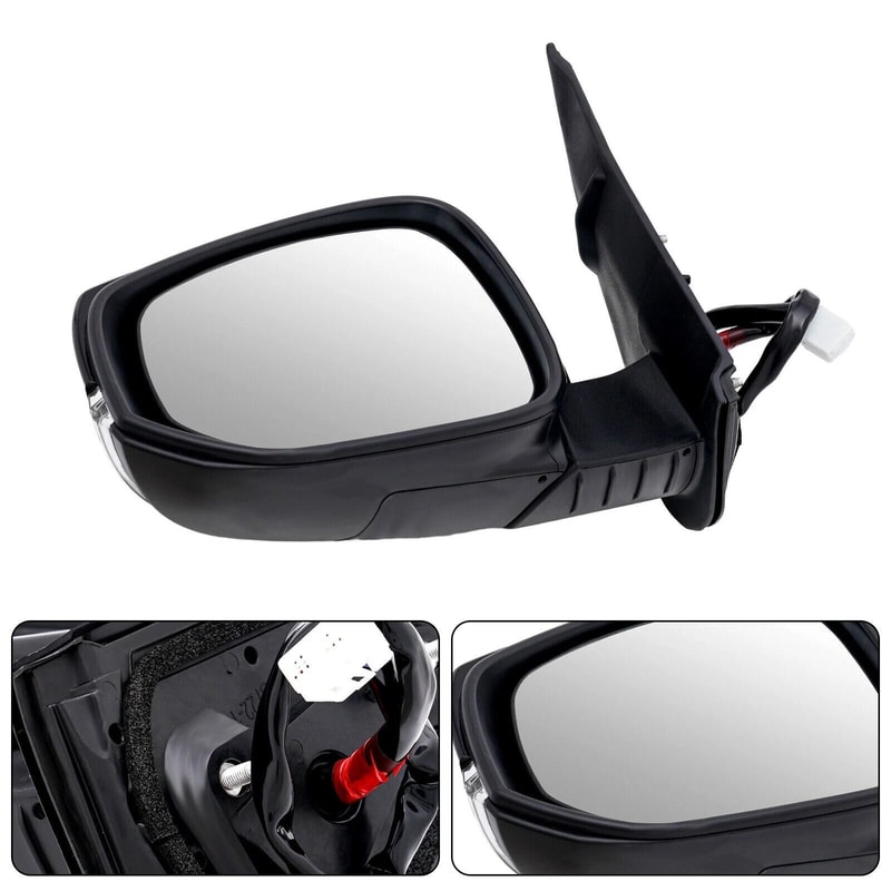 Toyota Tacoma Driver Side Mirror Heated Turn Signal Paintable Replacement 12