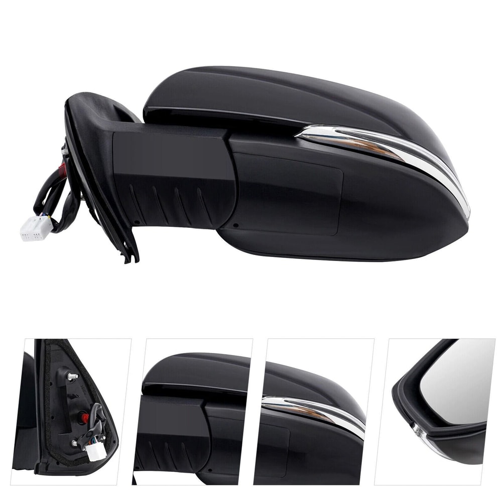 Toyota Tacoma Driver Side Mirror Heated Turn Signal Paintable Replacement 9