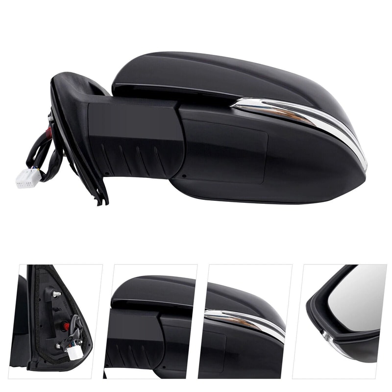 Toyota Tacoma Driver Side Mirror Heated Turn Signal Paintable Replacement 9