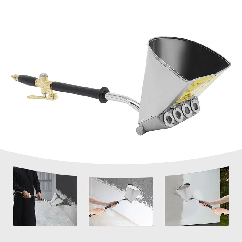 Jet Stucco Sprayer Cement Plaster Mortar Spray Gun 8