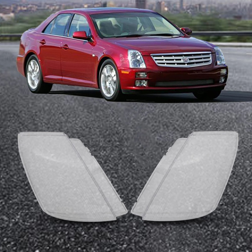 Cadillac STS Headlight Lens Cover Set For STS And STS V 16