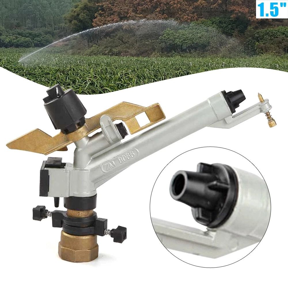 Rain Spray Gun Adjustable Impact Sprinkler For Large Area Irrigation 13