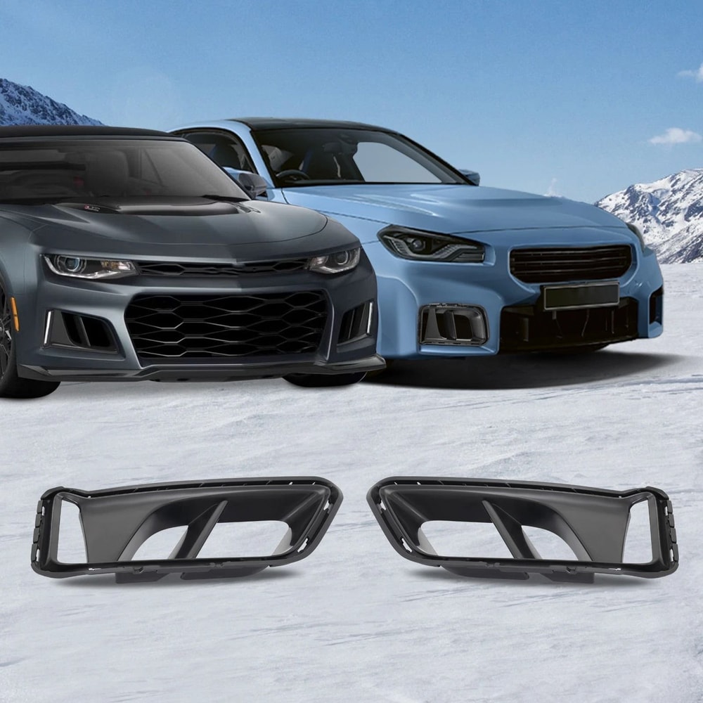 Chevrolet Camaro Front Fog Lamp Cover Pair Left Right Bezel Set 4