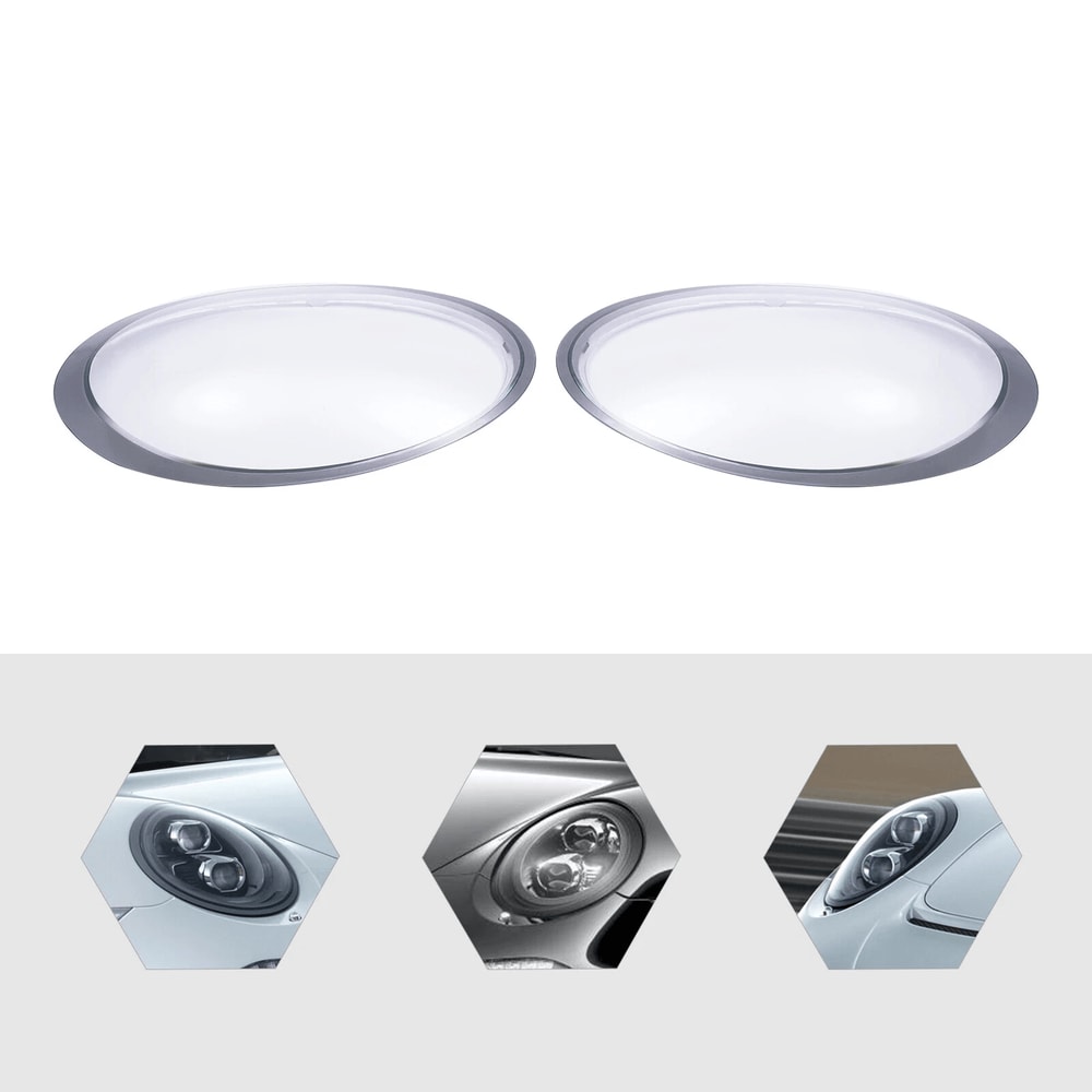 Porsche Headlight Lens Cover Pair For Carrera Targa 7