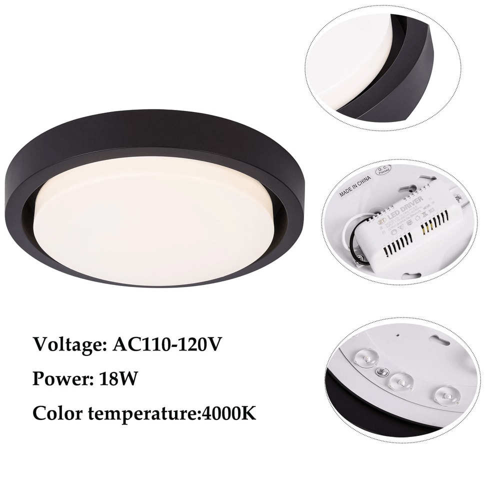 Modern LED Ceiling Light Acrylic Flush Mount Fixture For Living Room Bedroom Kitchen 1