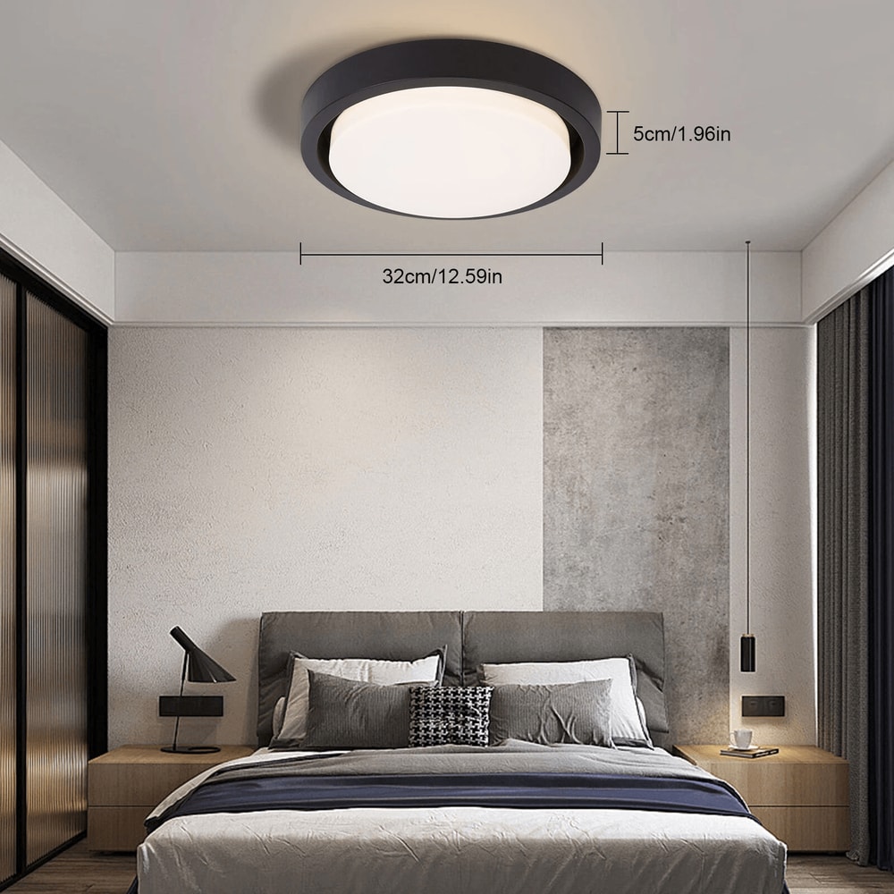 Modern LED Ceiling Light Acrylic Flush Mount Fixture For Living Room Bedroom Kitchen 5