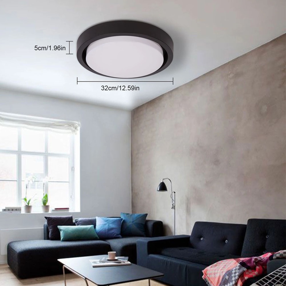 Modern LED Ceiling Light Acrylic Flush Mount Fixture For Living Room Bedroom Kitchen 10