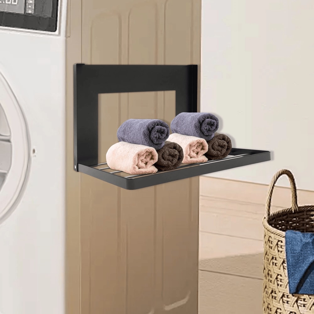 Magnetic Folding Shelf For Fridge And Washing Machine 10