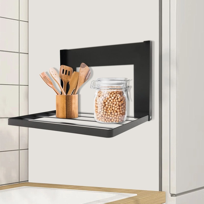 Magnetic Folding Shelf For Fridge And Washing Machine 9