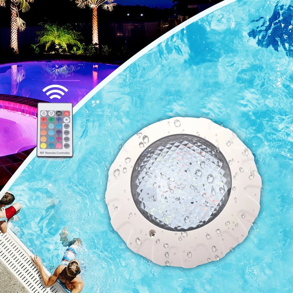 Premium Underwater Pool Lights RGB LED Waterproof Color Changing Pool Spa Lighting 4