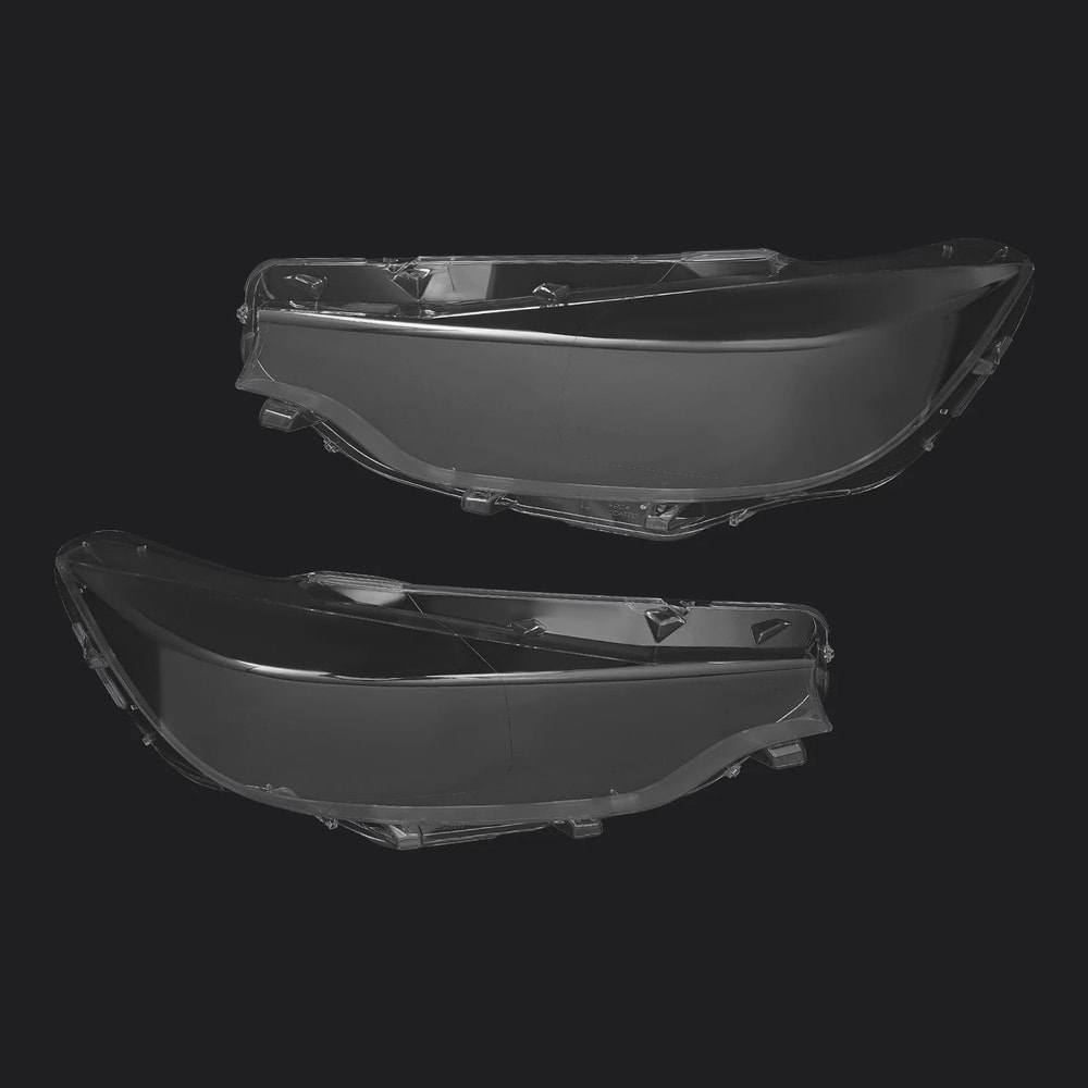 Clear Front Headlight Lens Cover Pair For BMW 4 Series 2