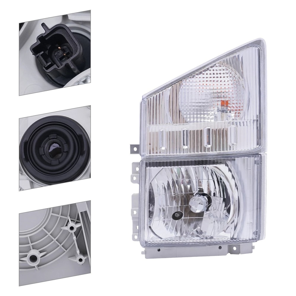 Isuzu NPR Driver Side Headlight Corner Lamp Left Halogen Assembly 4