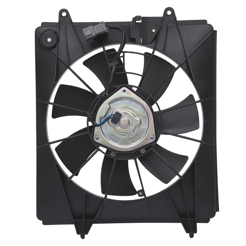 Honda CR V Radiator And AC Condenser Cooling Fan Assembly 4