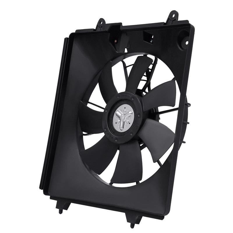 Honda CR V Radiator And AC Condenser Cooling Fan Assembly 5