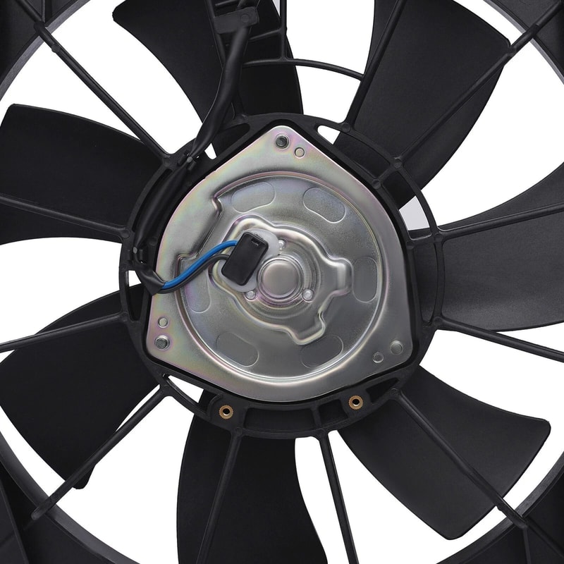 Honda CR V Radiator And AC Condenser Cooling Fan Assembly 10