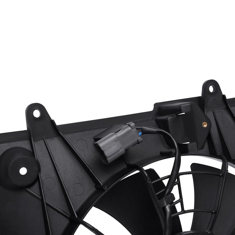Honda CR V Radiator And AC Condenser Cooling Fan Assembly 9
