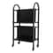 Rolling Library Book Cart With Wheels Double Sided Office Book Organizer 10