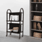 Rolling Library Book Cart With Wheels Double Sided Office Book Organizer 14