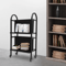 Rolling Library Book Cart With Wheels Double Sided Office Book Organizer 14