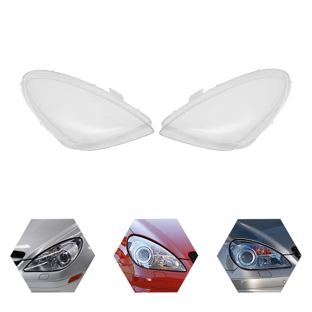 Premium Mercedes SLK Headlight Lens Covers Durable Mercedes SLK Headlight Lens Covers Replacement 9