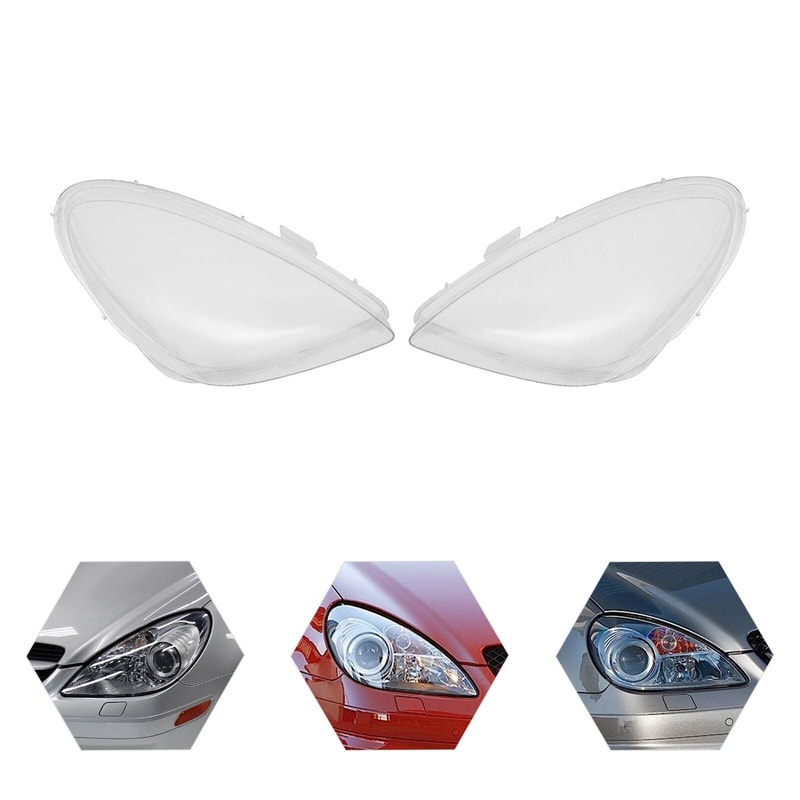 Premium Mercedes SLK Headlight Lens Covers Durable Mercedes SLK Headlight Lens Covers Replacement 9