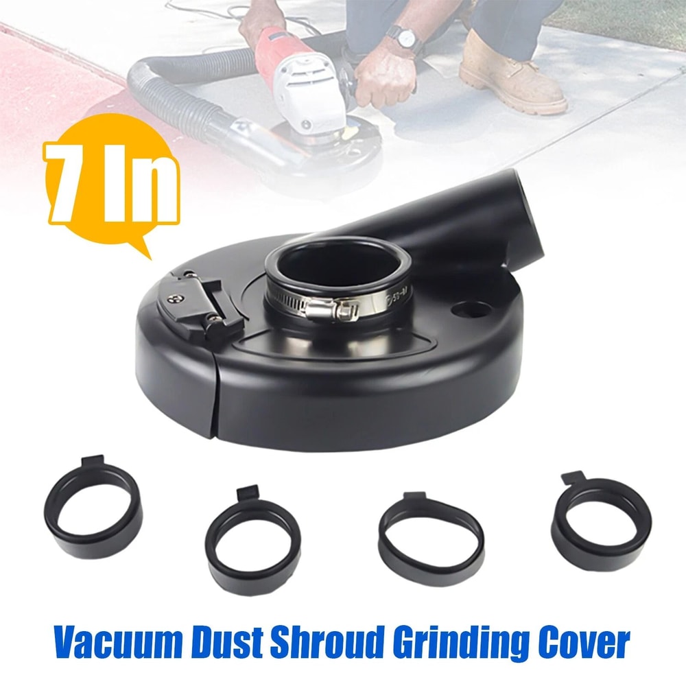Universal Angle Grinder Dust Shroud Vacuum Dust Cover Collector 12