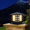 Vintage Style LED Garden Post Lights Outdoor Japanese Column Landscape Lighting 0