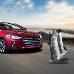 hyundai elantra led fog light passenger side